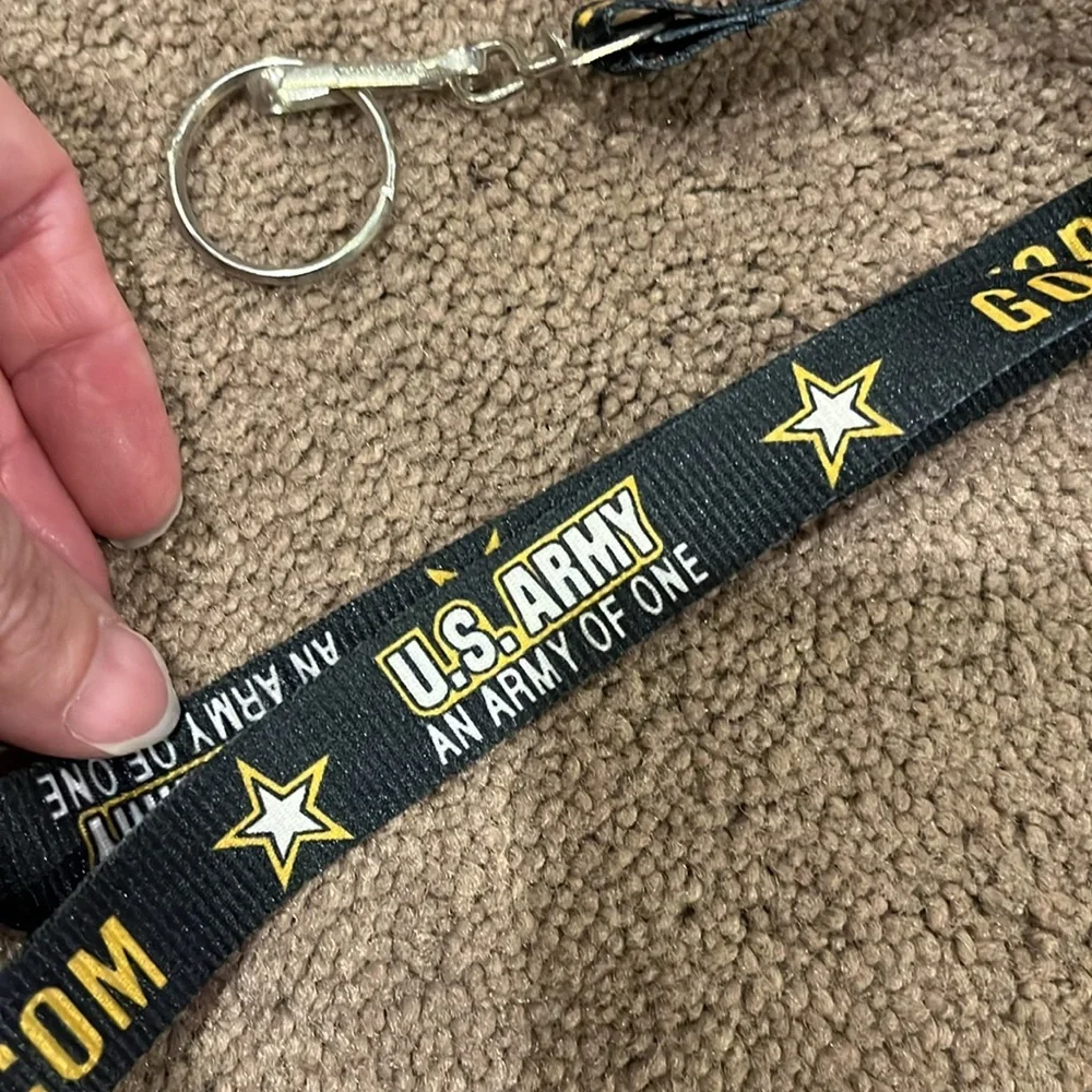 U.S. Army Key Holders - Black, Yellow, Blue